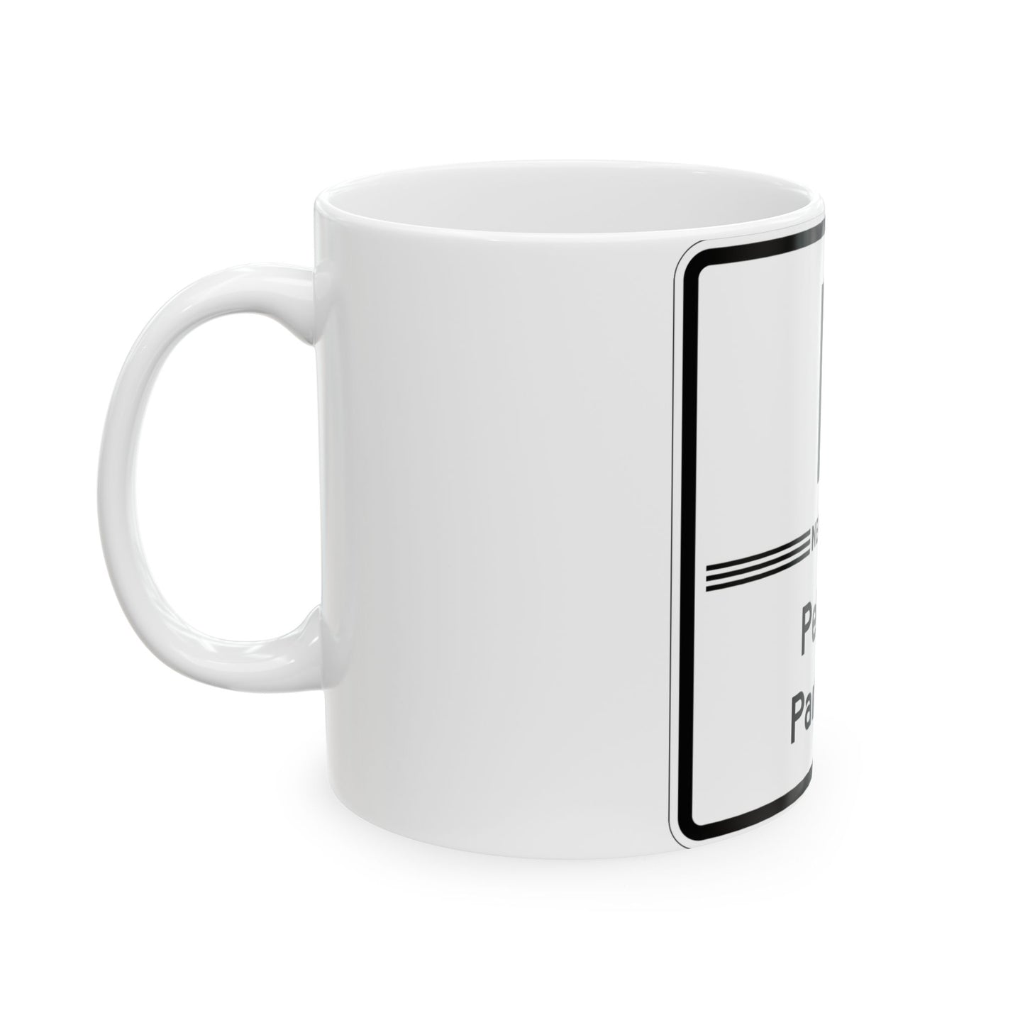 Pelham Pkwy Shield free (New York) (Road Sign) White Coffee Mug