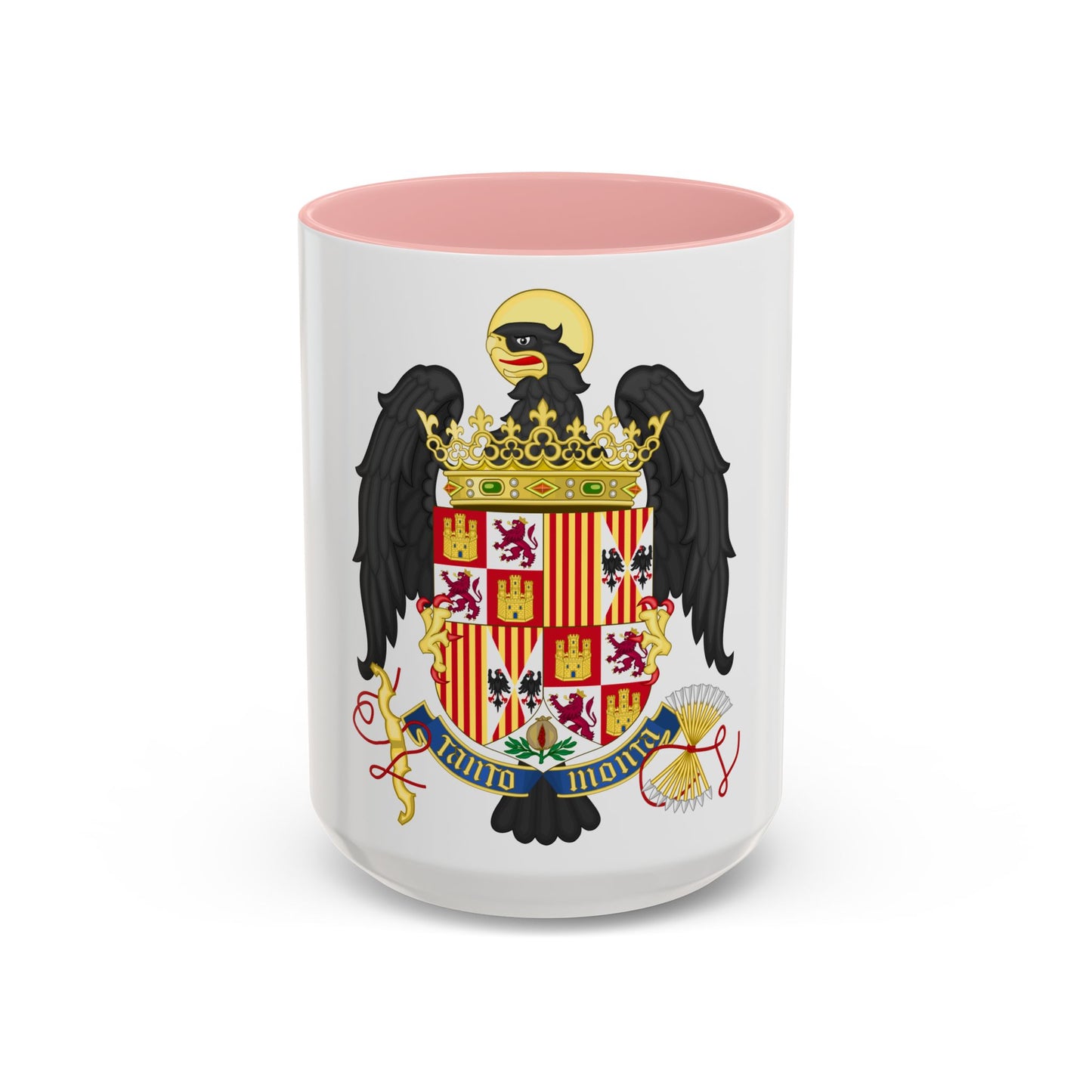 Coat of Arms of Queen Isabella of Castile (1492-1504) - Accent Coffee Mug