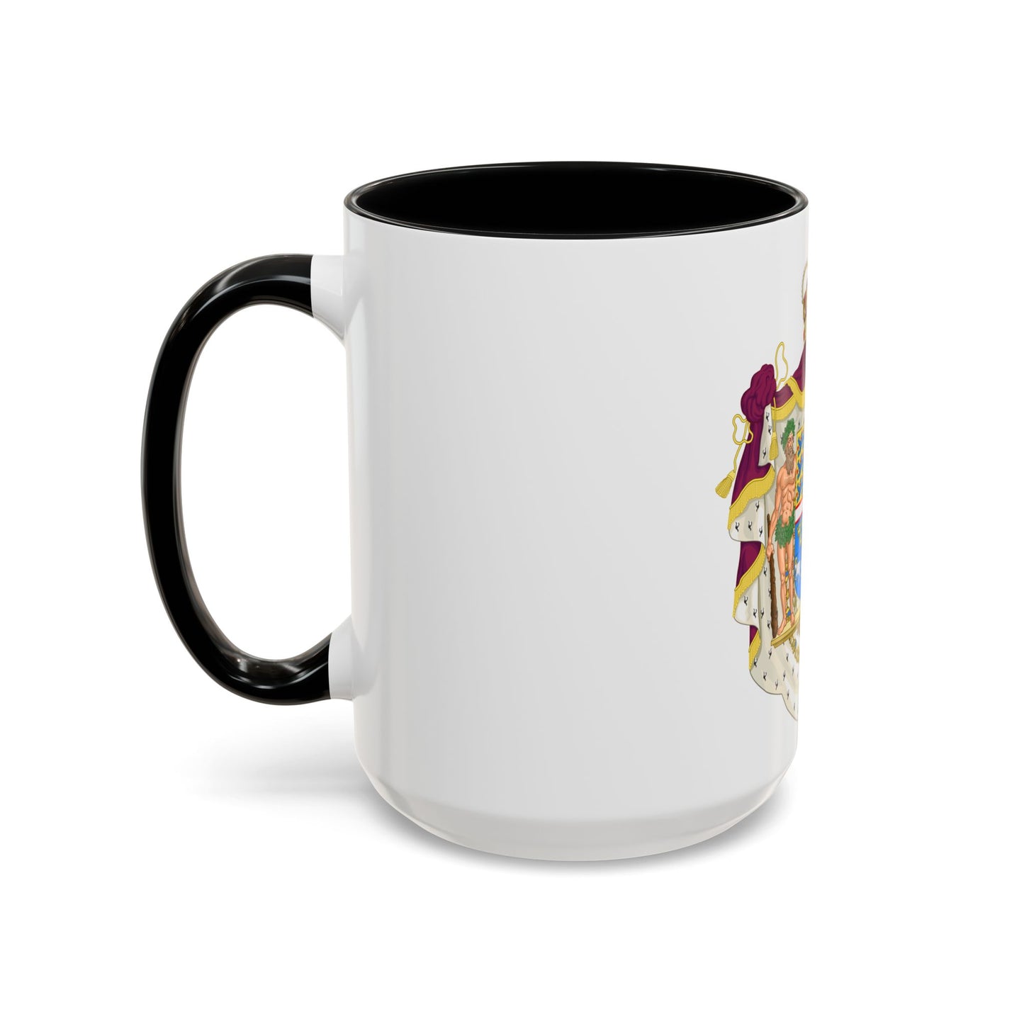 Coat of arms of the Crown Prince of Denmark - Accent Coffee Mug
