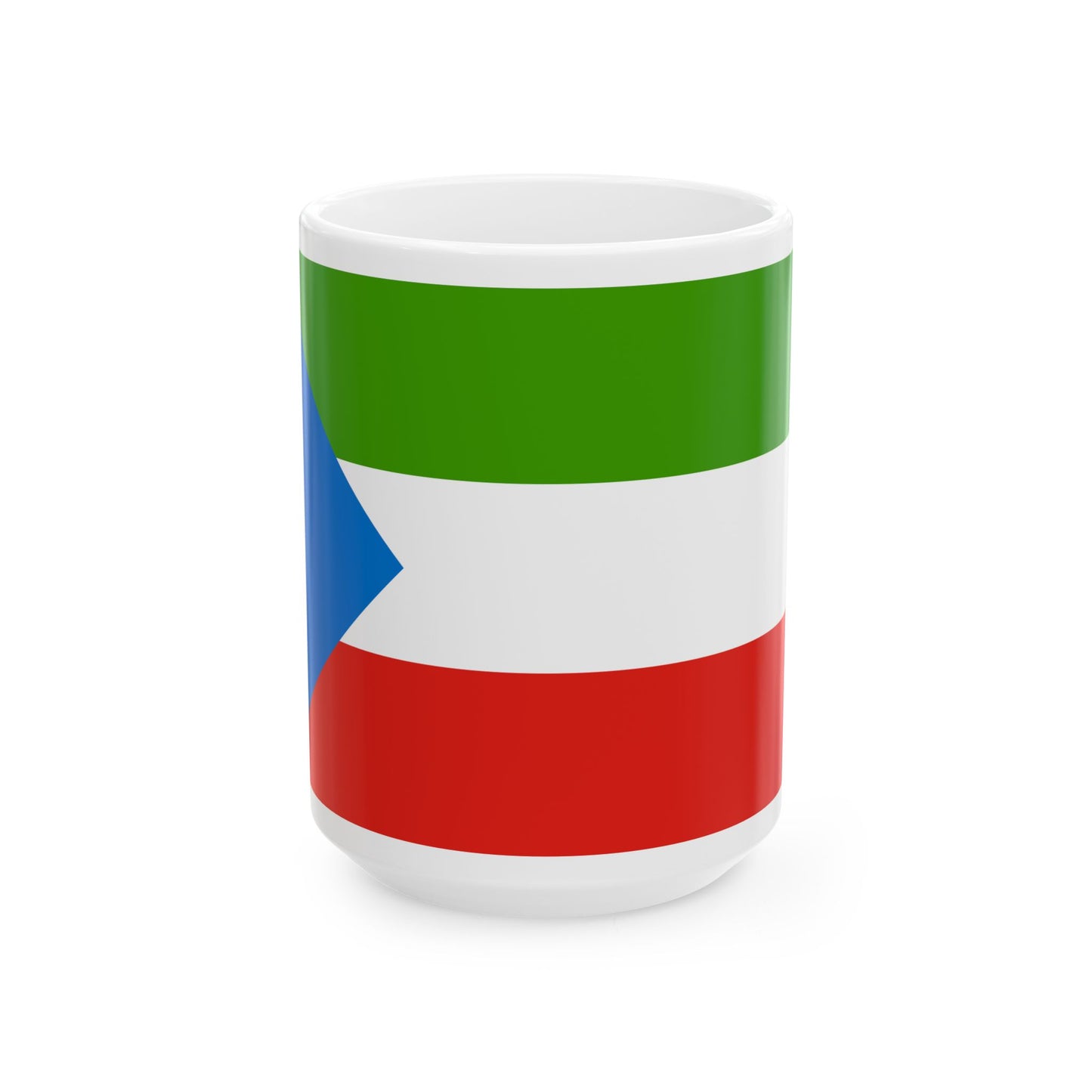 Flag of Equatorial Guinea without coat of arms (Equatorial Guinea) White Coffee Mug