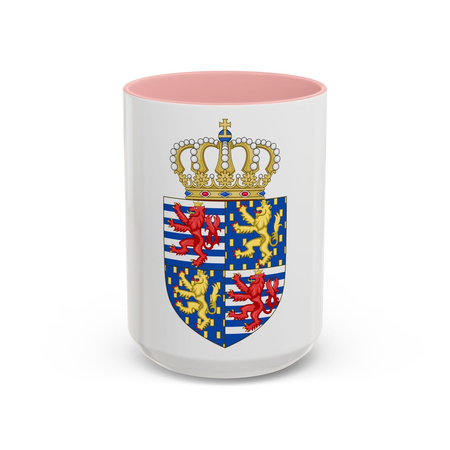 Lesser coat of arms of the Grand Duke of Luxembourg (2000) - Accent Coffee Mug