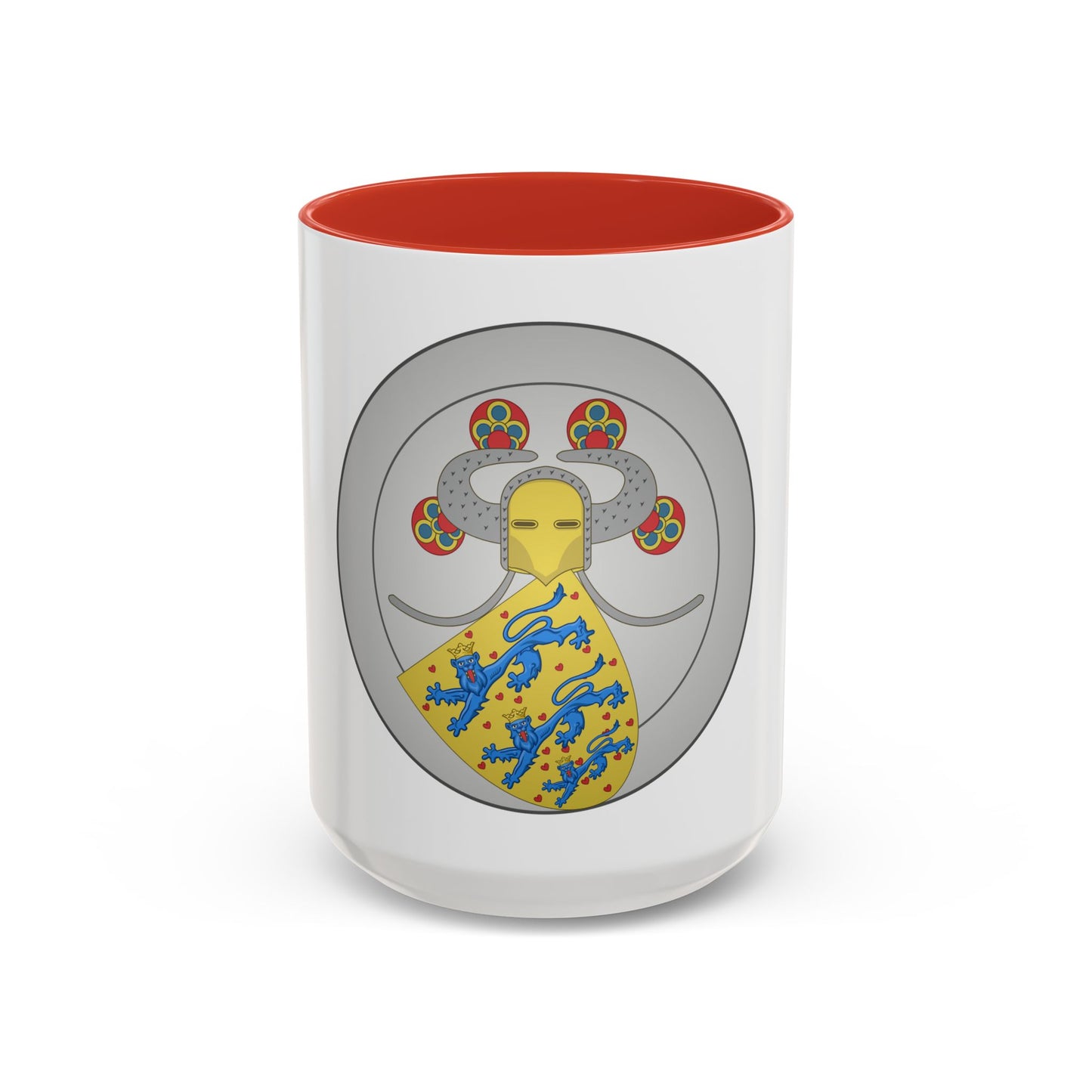 Coat of arms of Valdemar IV of Denmark - Accent Coffee Mug
