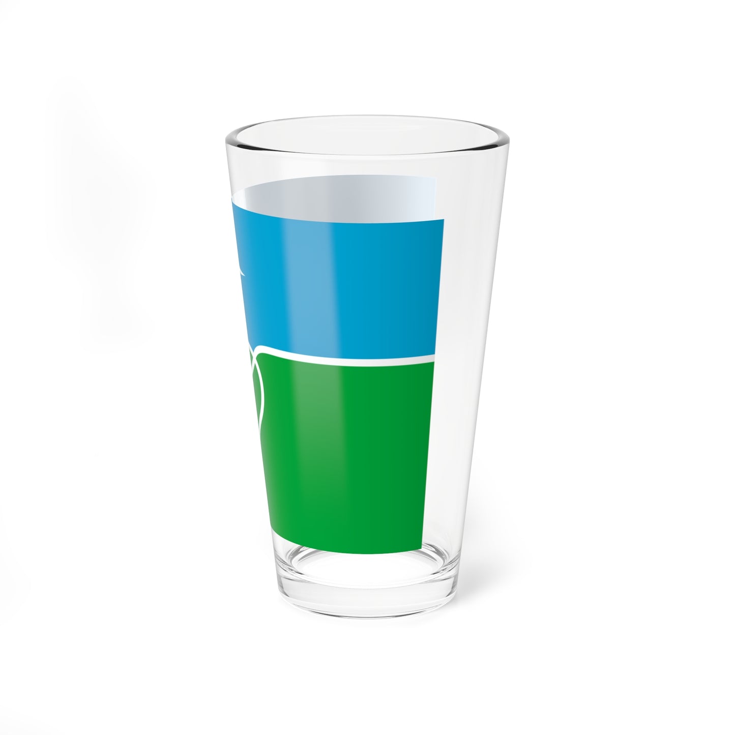 Flag of Povorovo Moscow oblast (Russia) Pint Glass 16oz