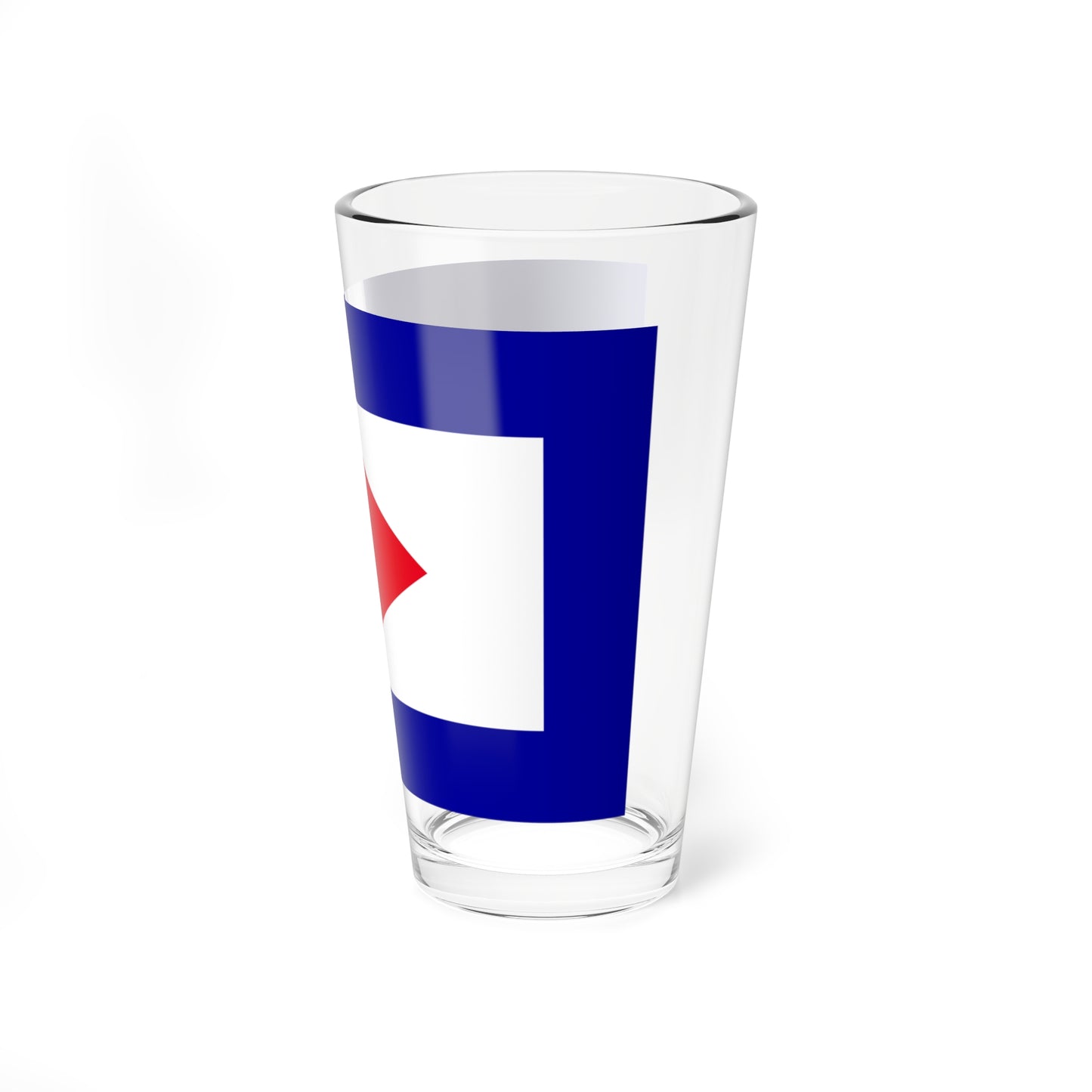 Wightlink-house-flag (United Kingdom) Pint Glass 16oz