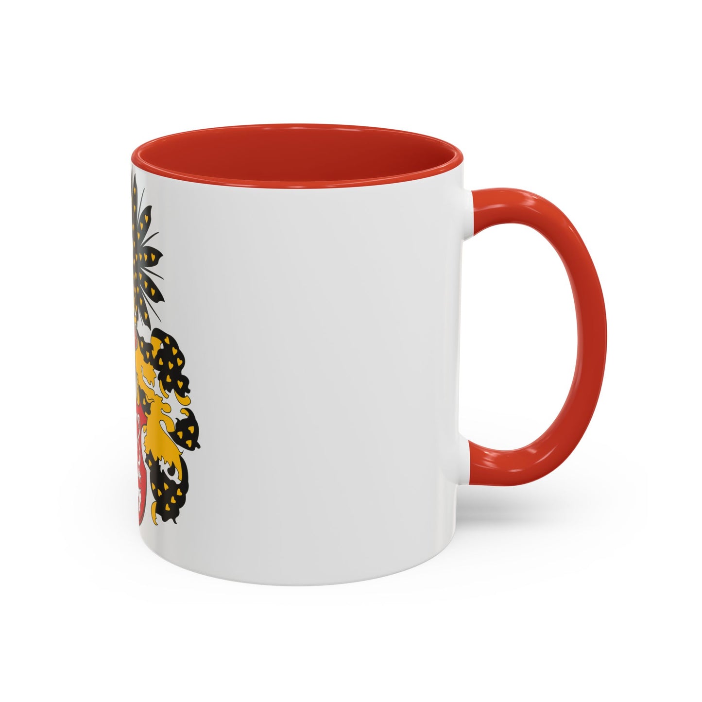 Coat of arms of the Kingdom of Bohemia - Accent Coffee Mug