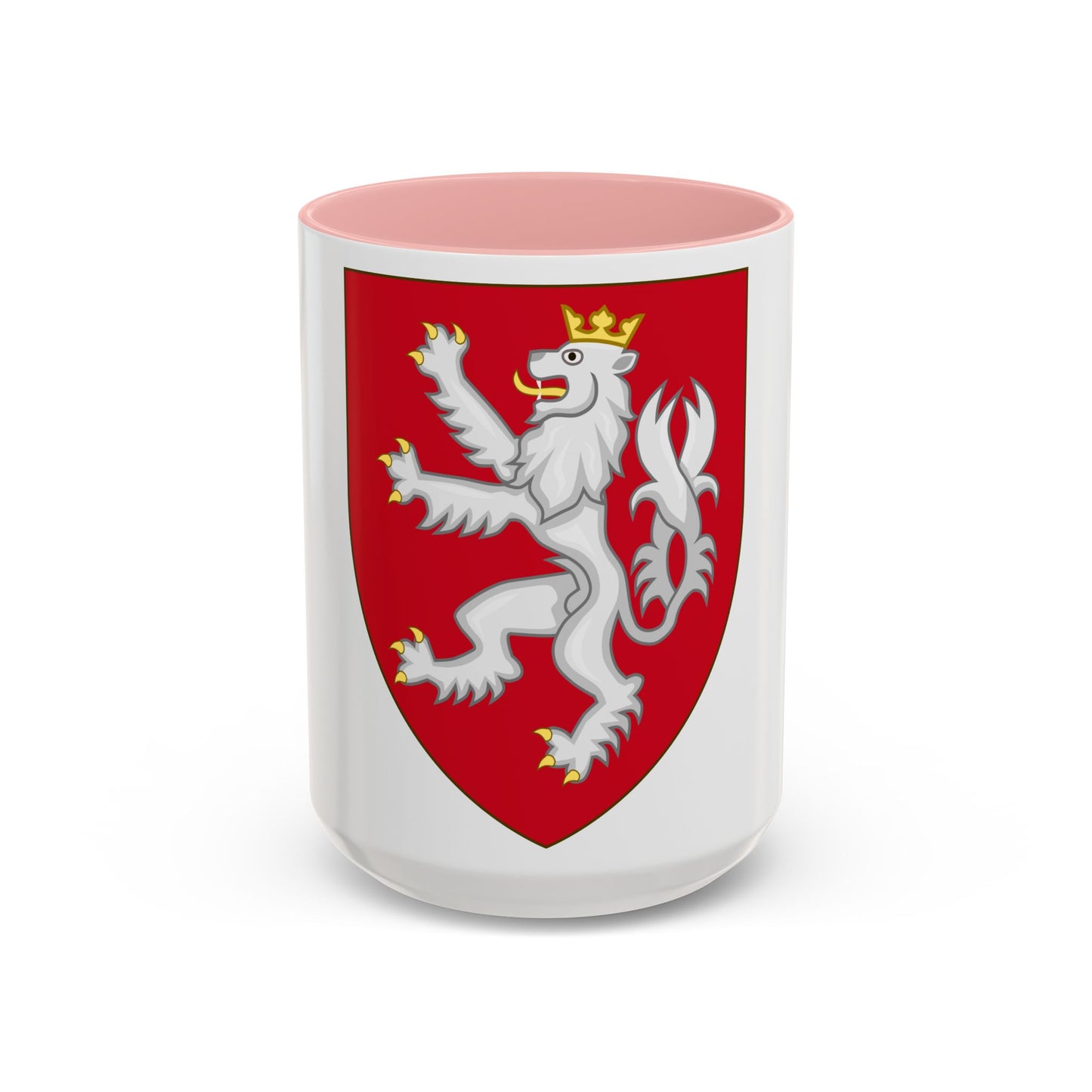 Coat of arms of the House of Luxembourg-Bohemia - Accent Coffee Mug