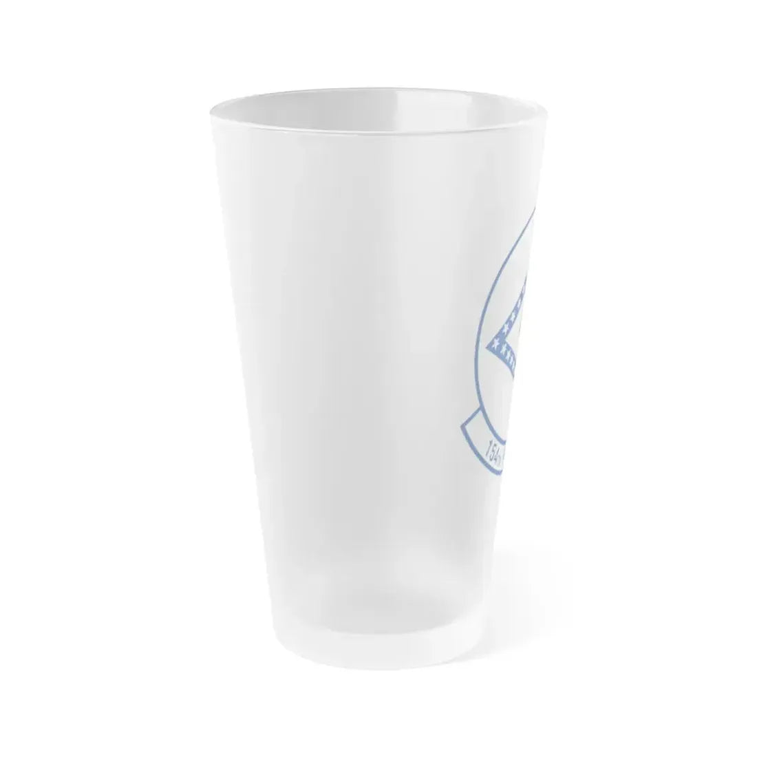 154 Fighter Squadron (U.S. Air Force) Frosted Pint Glass 16oz - Go Mug Yourself