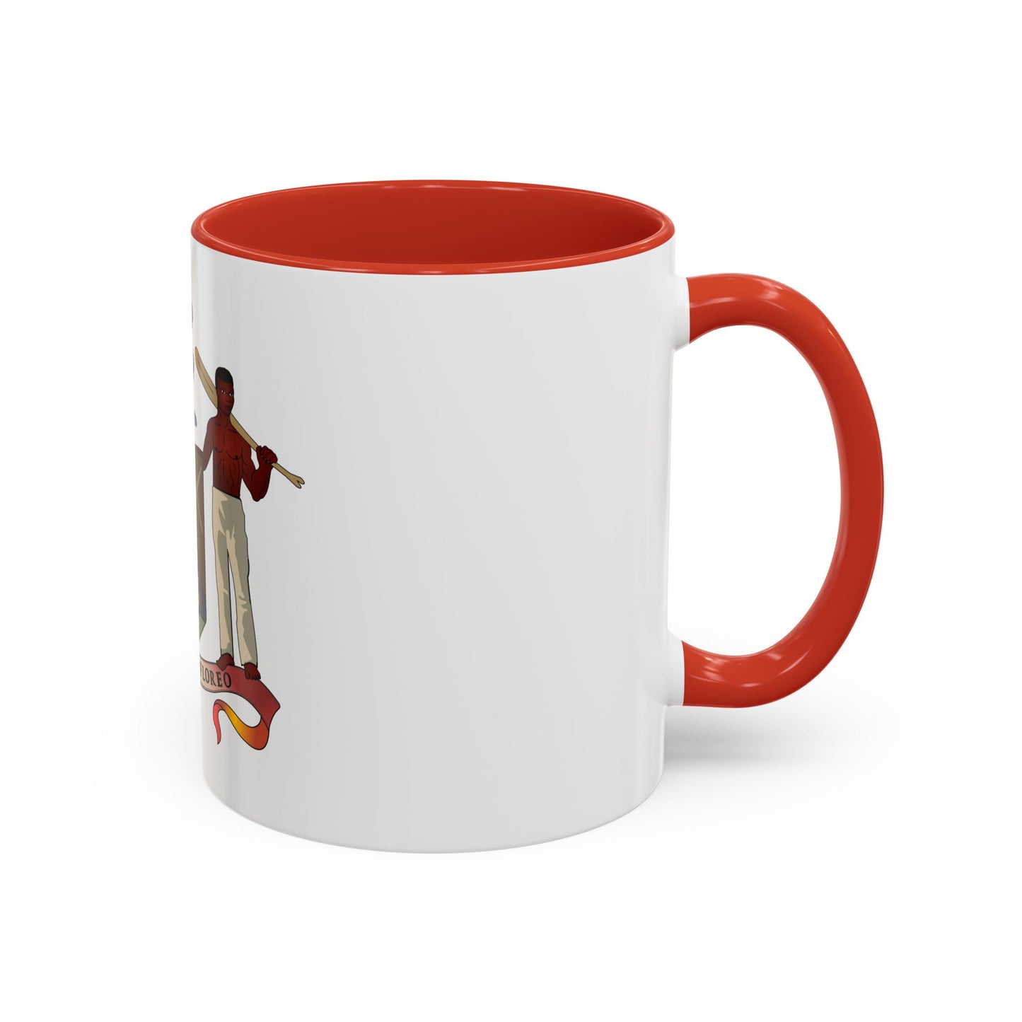 Coat of arms of British Honduras (1907-1967) - Accent Coffee Mug