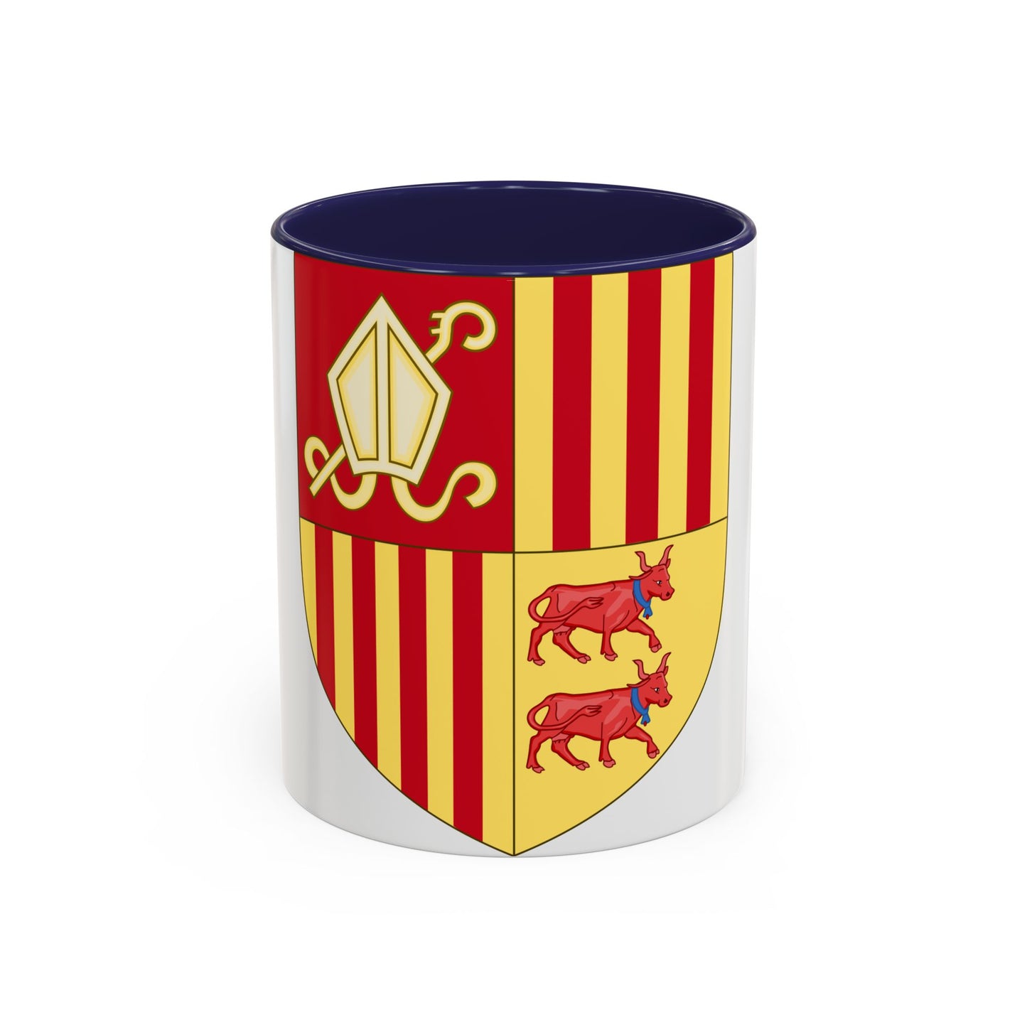 Coat of arms of Andorra (Before 16th Century) - Accent Coffee Mug