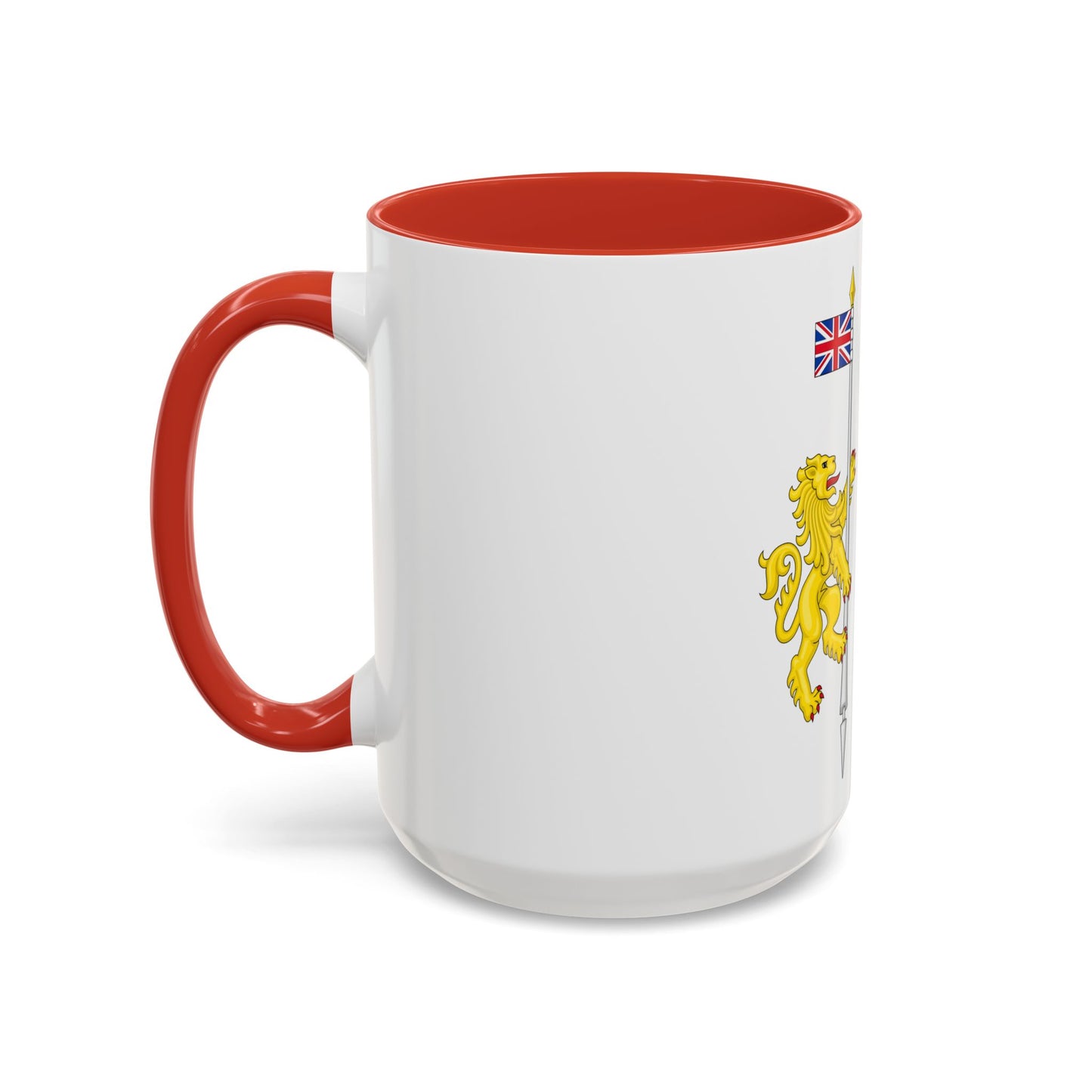 Supporters from the coat of arms of Canada - Accent Coffee Mug