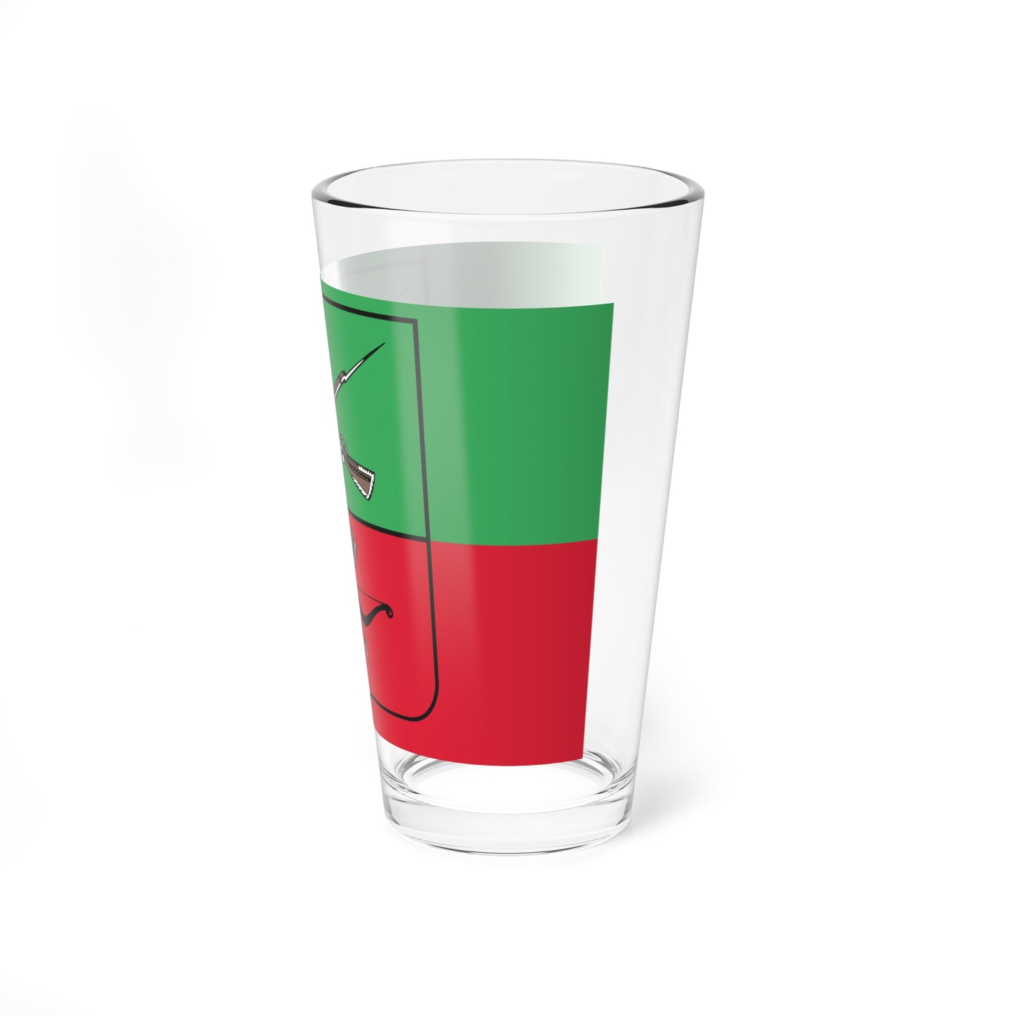 Flag of the Russian administered Zaporizhzhia Oblast (Russia) Pint Glass 16oz