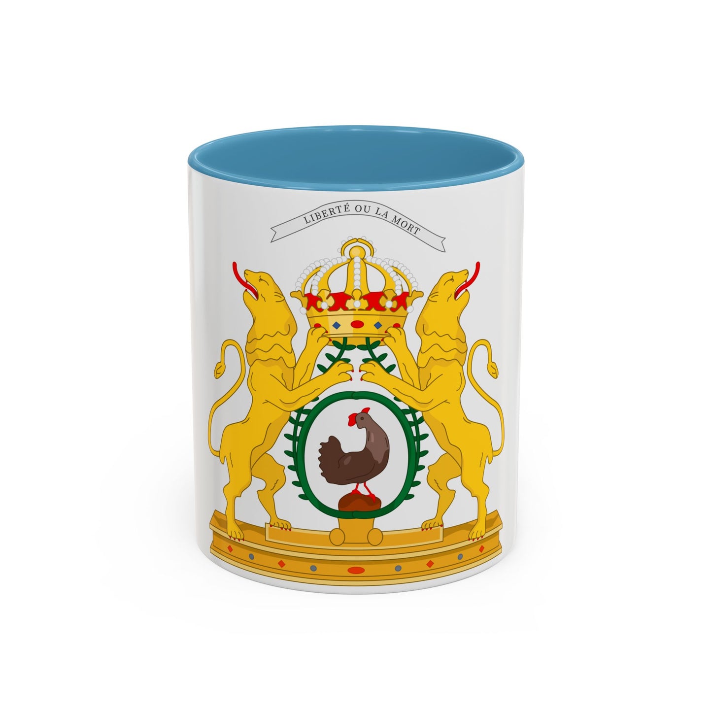 Coat of arms of the First Empire of Haiti - Accent Coffee Mug
