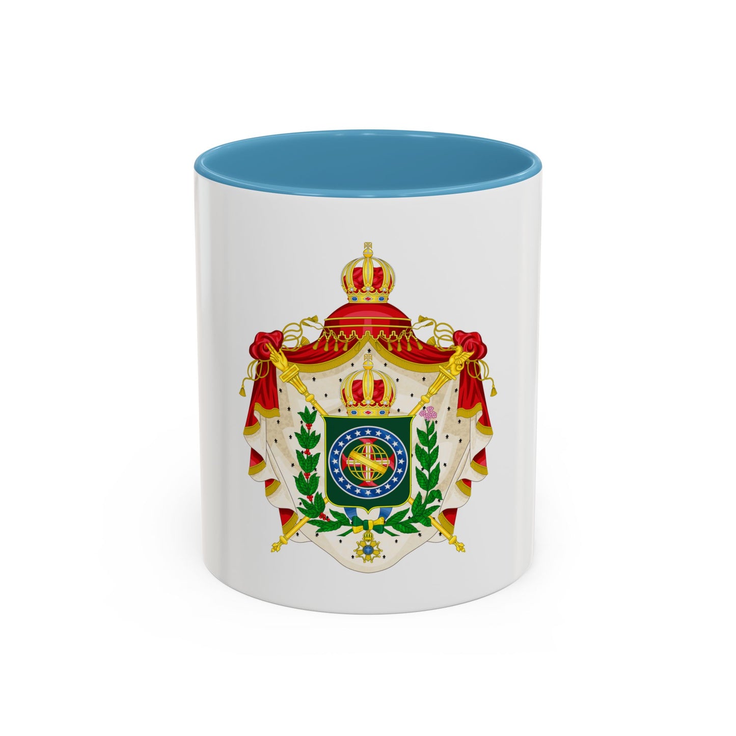 Coat of arms of the Empire of Brazil - Accent Coffee Mug