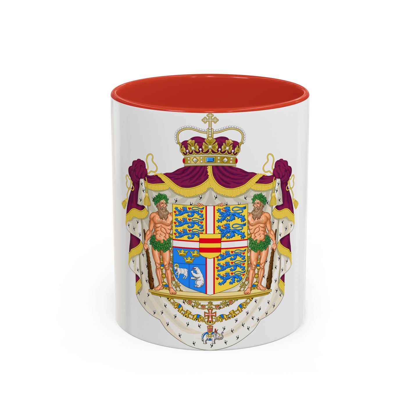 Coat of arms of the Crown Prince of Denmark - Accent Coffee Mug