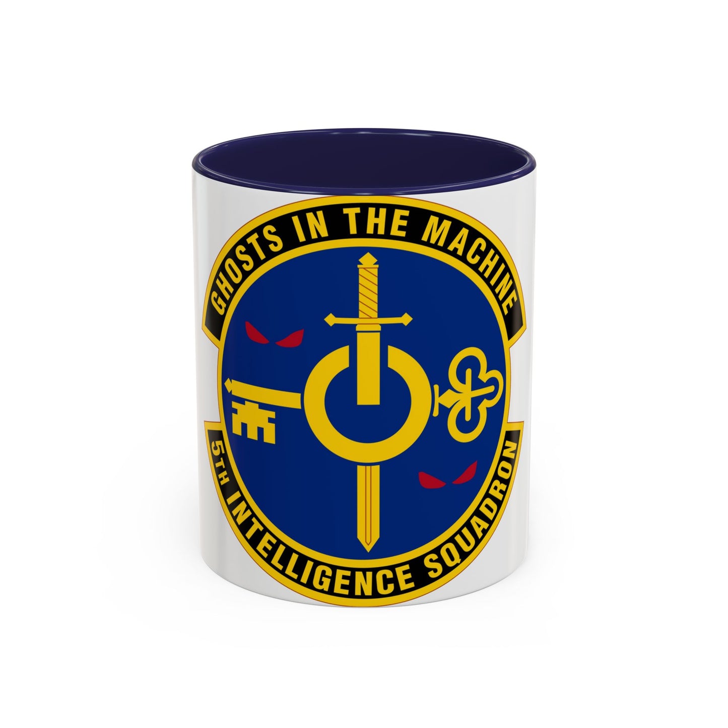5 Intelligence Squadron ACC (U.S. Air Force) Accent Coffee Mug