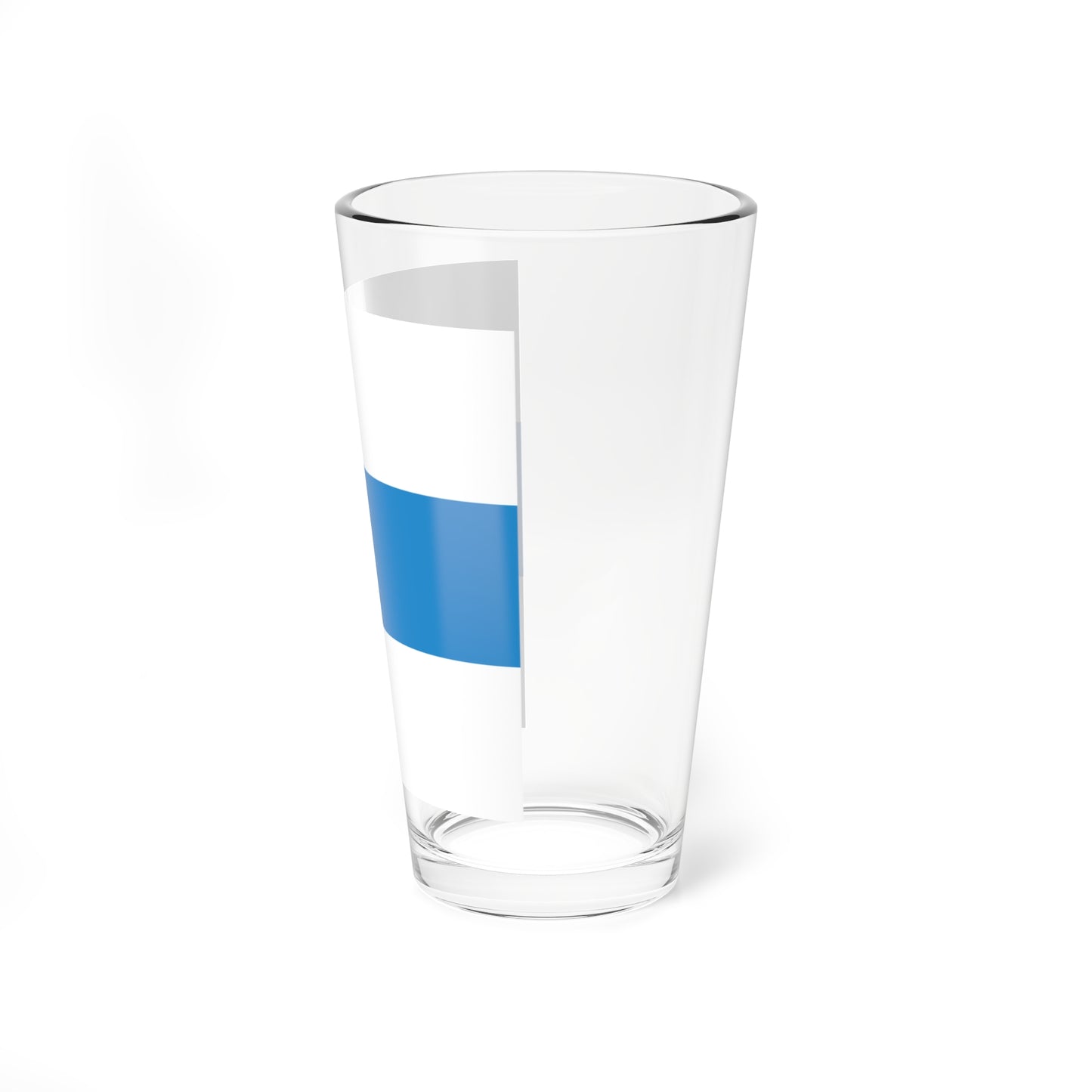 Flag of Canton of Zug (Switzerland) Pint Glass 16oz