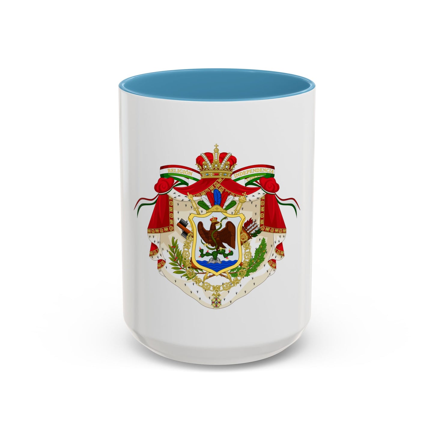 Coat of Arms of the First Mexican Empire - Accent Coffee Mug
