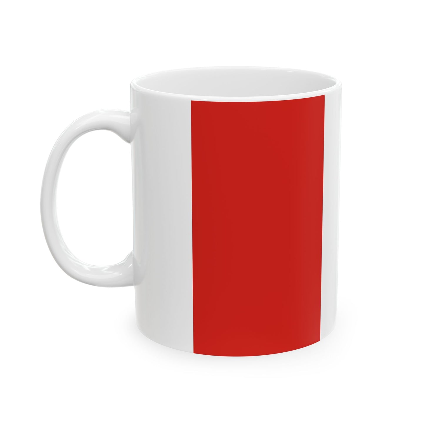 Querflagge Heilbronn (Germany) White Coffee Mug