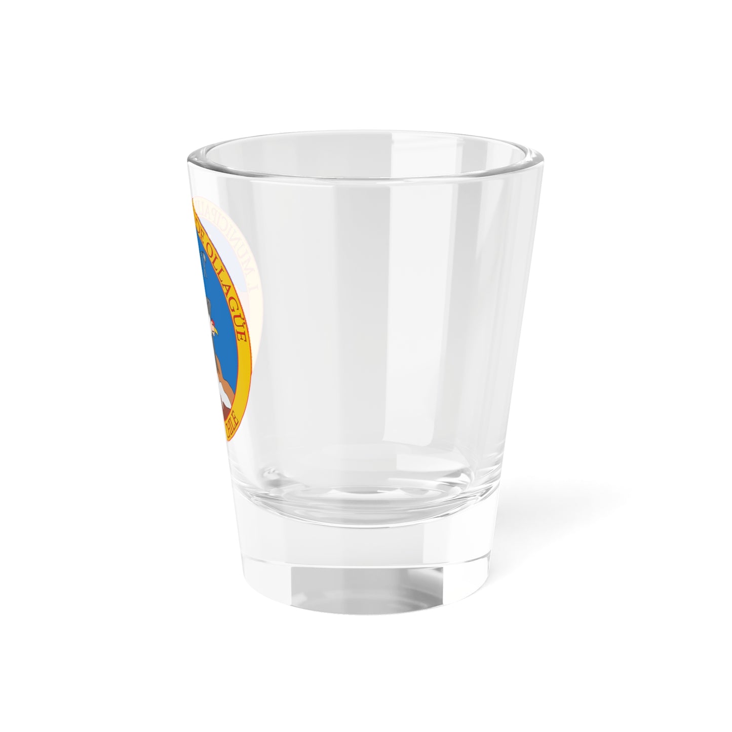 Escudo de Ollagüe (Chile) (Coat of Arms) Shot Glass 1.5oz