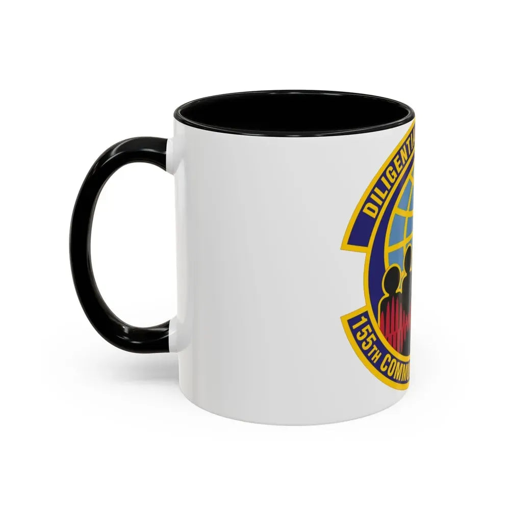 155th Communications Flight (U.S. Air Force) Accent Coffee Mug - Go Mug Yourself