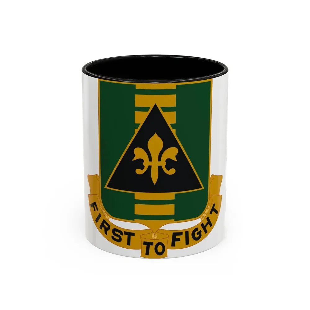 156 Armor Regiment (U.S. Army) Accent Coffee Mug 11oz Black - Go Mug Yourself
