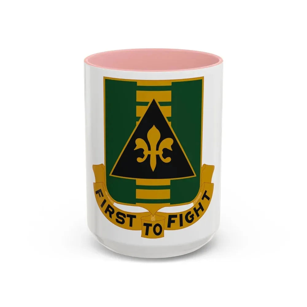 156 Armor Regiment (U.S. Army) Accent Coffee Mug 15oz Pink - Go Mug Yourself