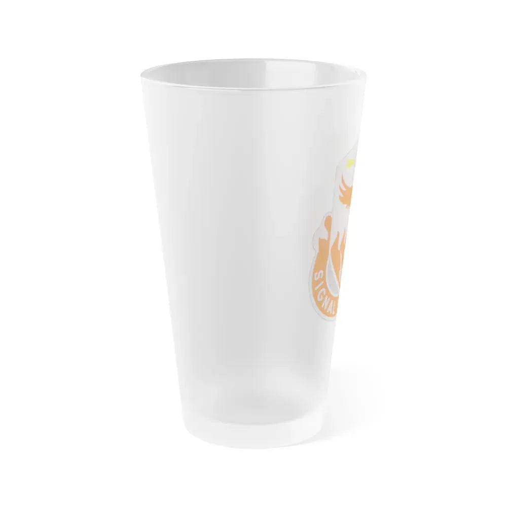 156 Signal Battalion (U.S. Army) Frosted Pint Glass 16oz - Go Mug Yourself