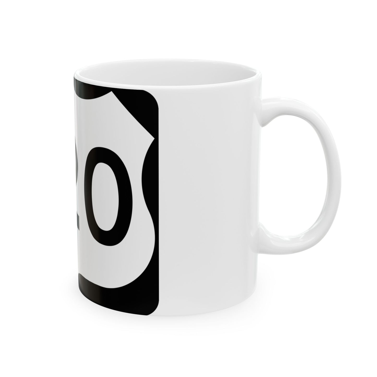 US 220 NY (New York) (Road Sign) White Coffee Mug