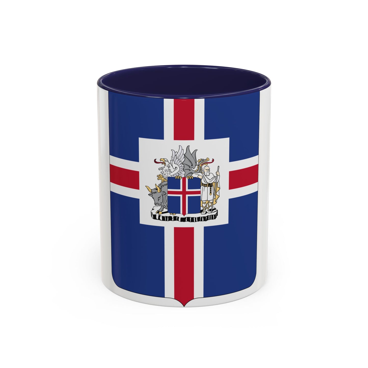 Coat of arms of the President of Iceland - Accent Coffee Mug