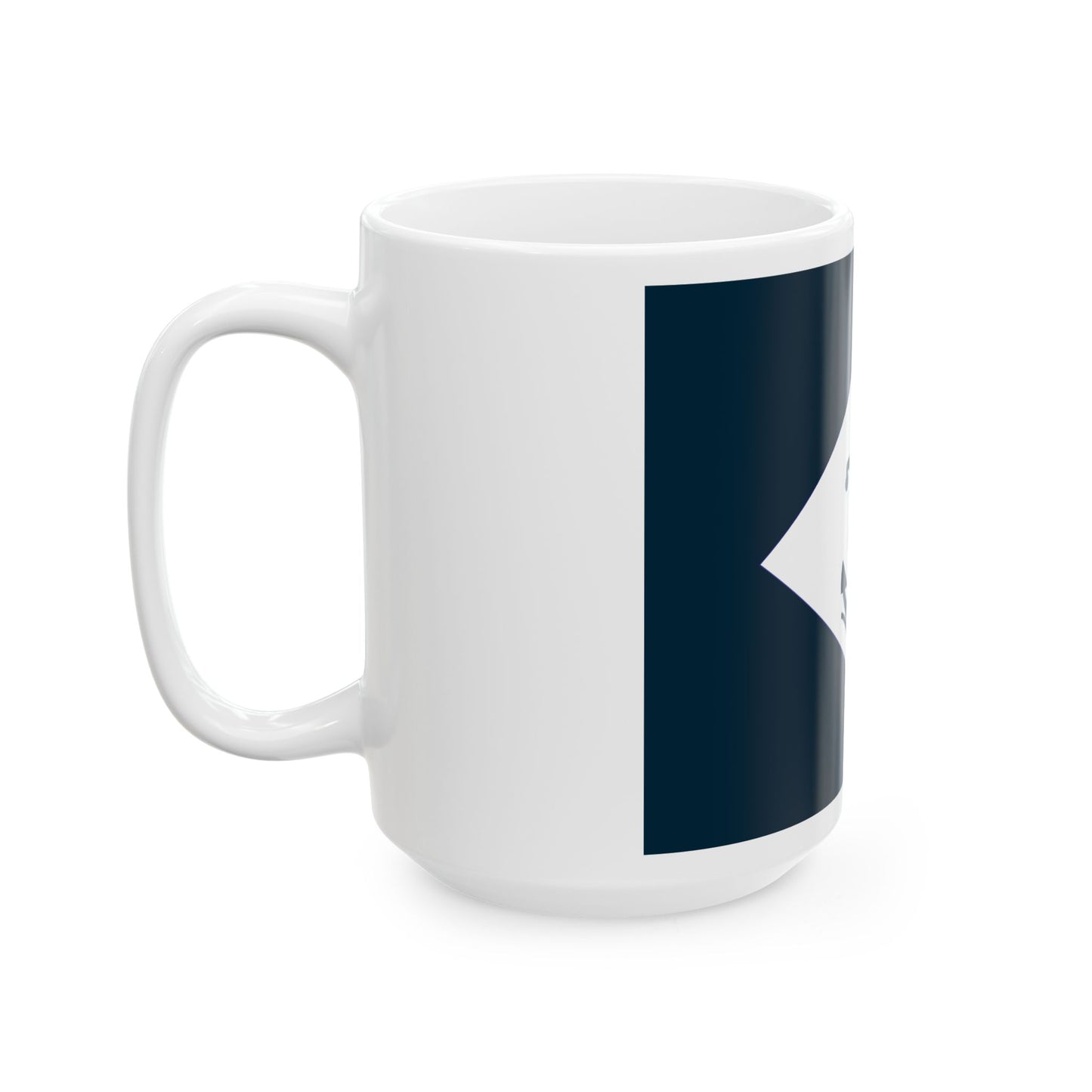 Infantry battalion flag of the United States Navy (United States) White Coffee Mug