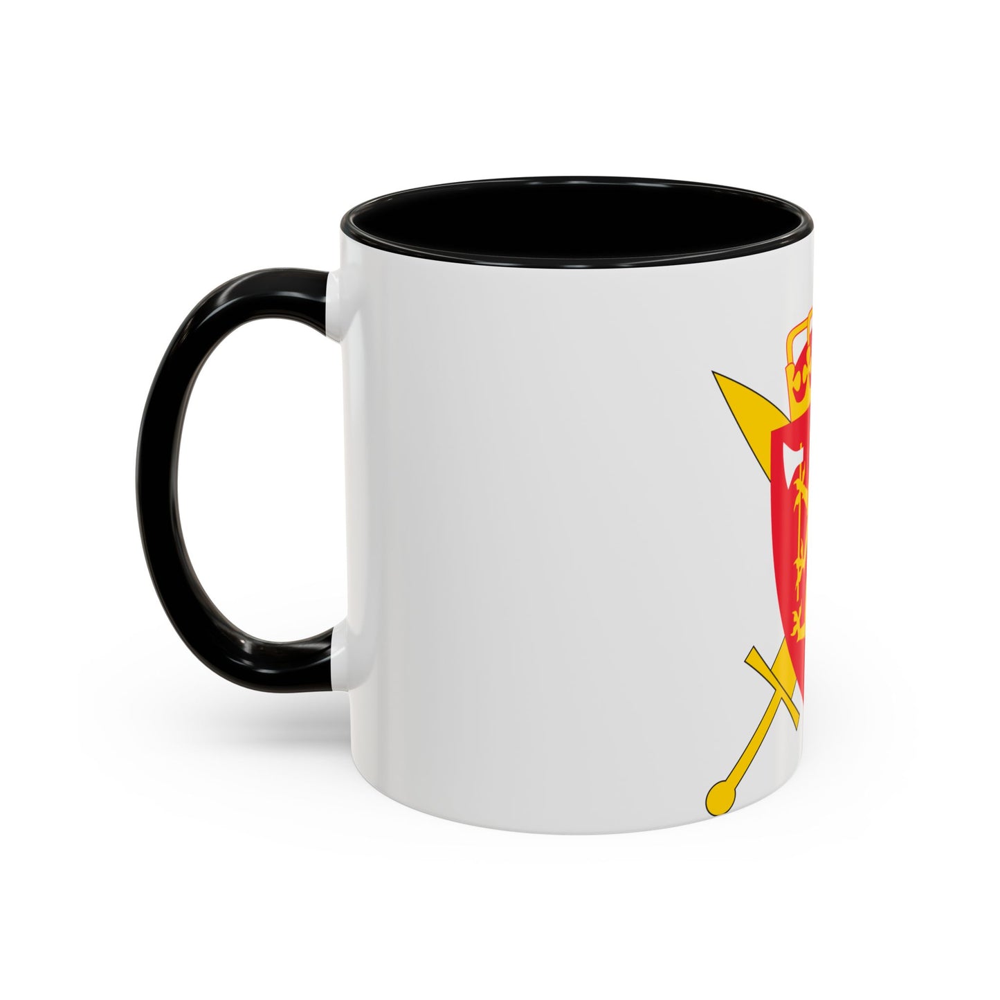 Coat of arms of the Norwegian Armed Forces - Accent Coffee Mug