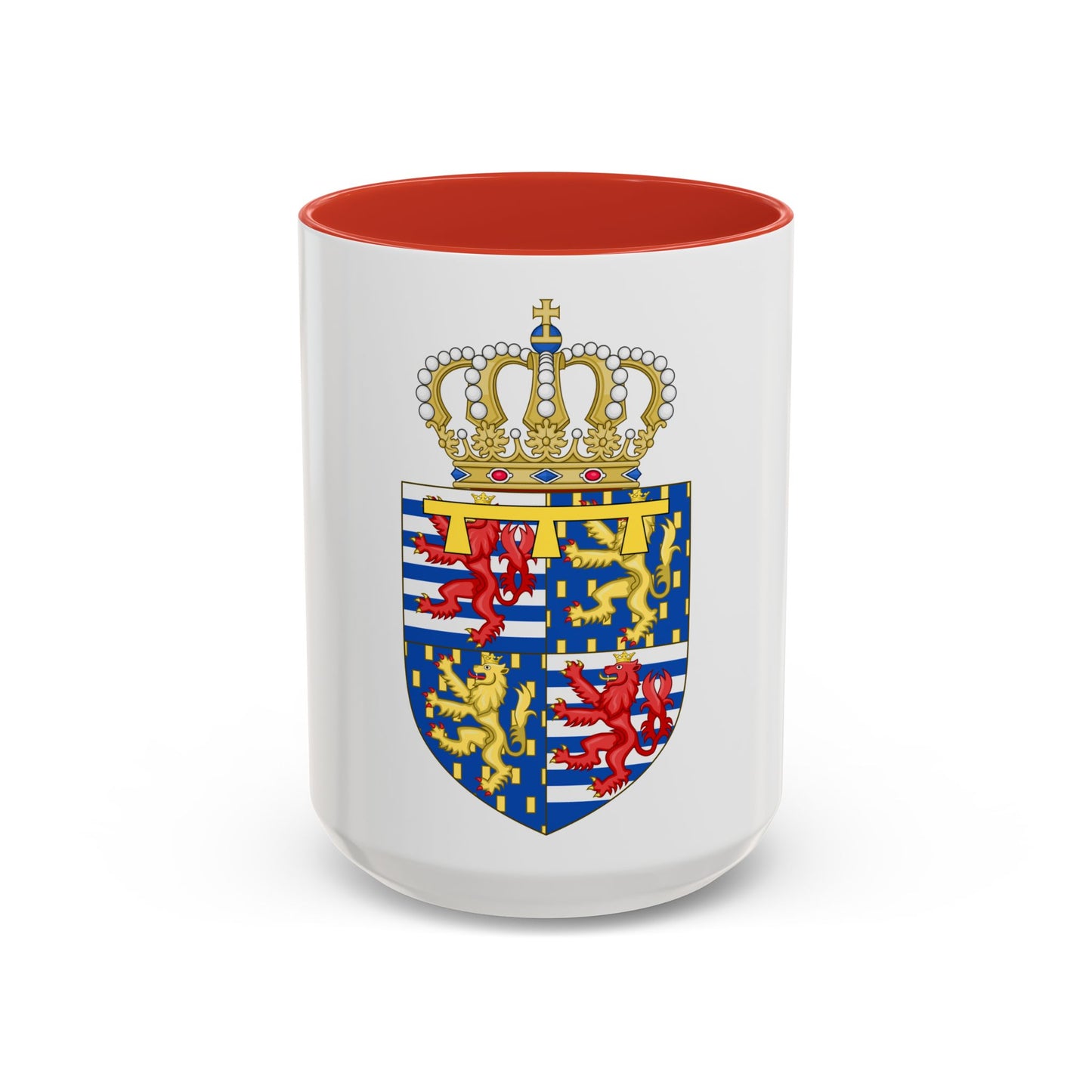 Lesser coat of arms of the Hereditary Grand Duke of Luxembourg (2000) - Accent Coffee Mug