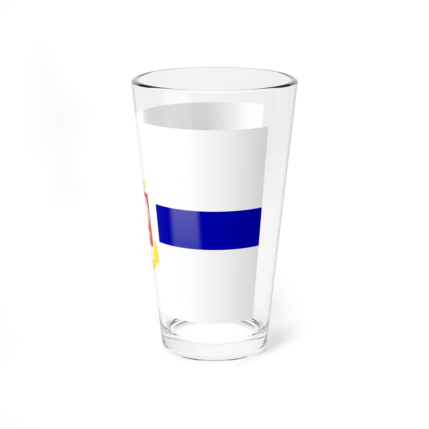 PRL service flag blue (Poland) Pint Glass 16oz