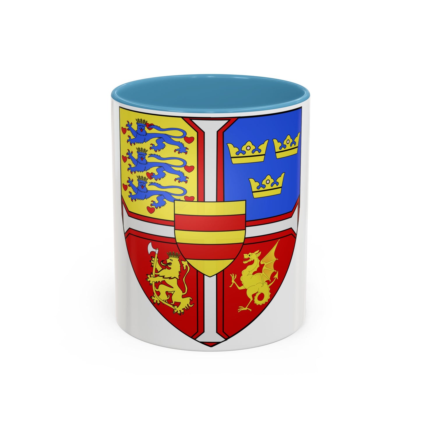 Christian I of Denmark Coat of Arms 1457-1460 - Accent Coffee Mug