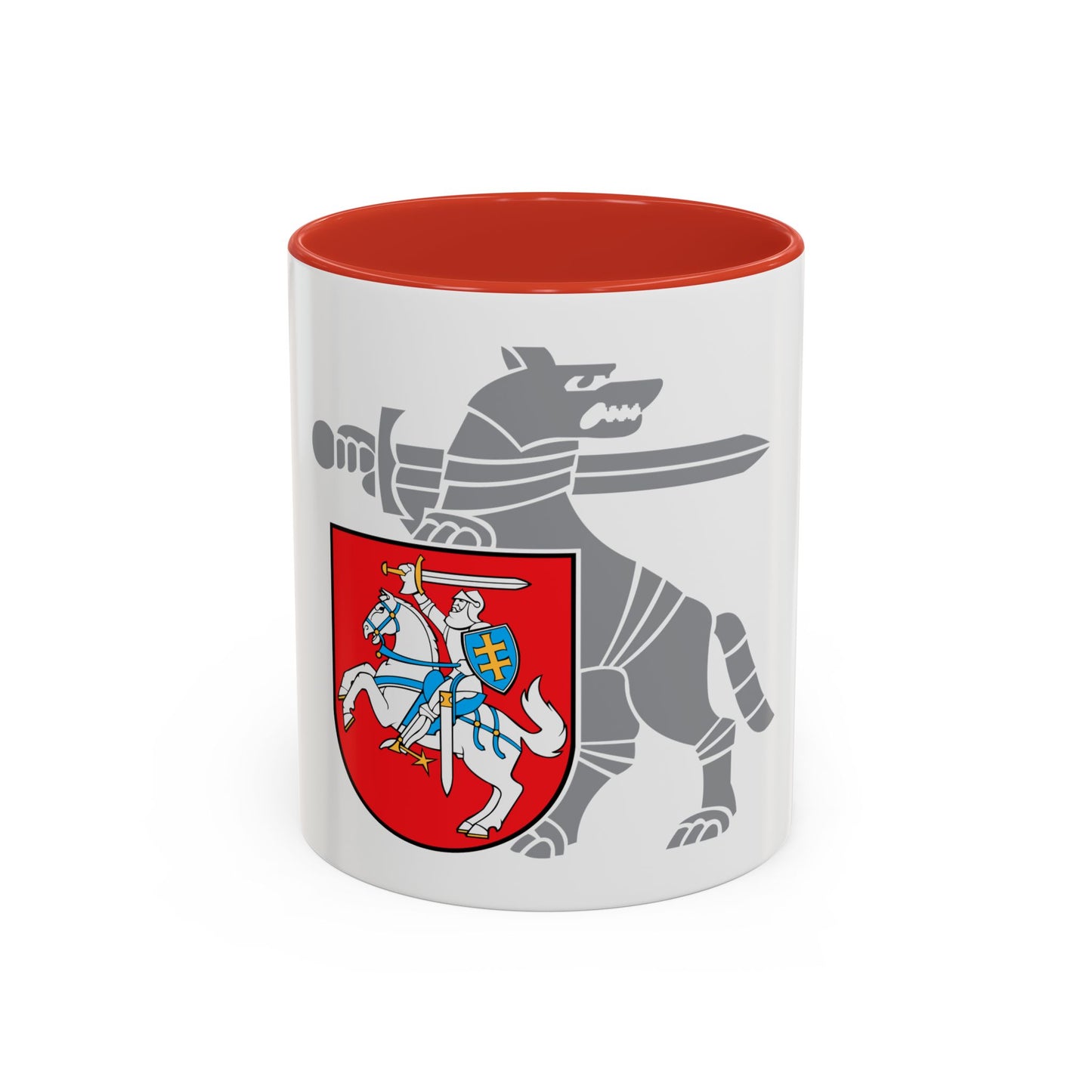 Coat of Arms Ministry of National Defence Lithuania - Accent Coffee Mug