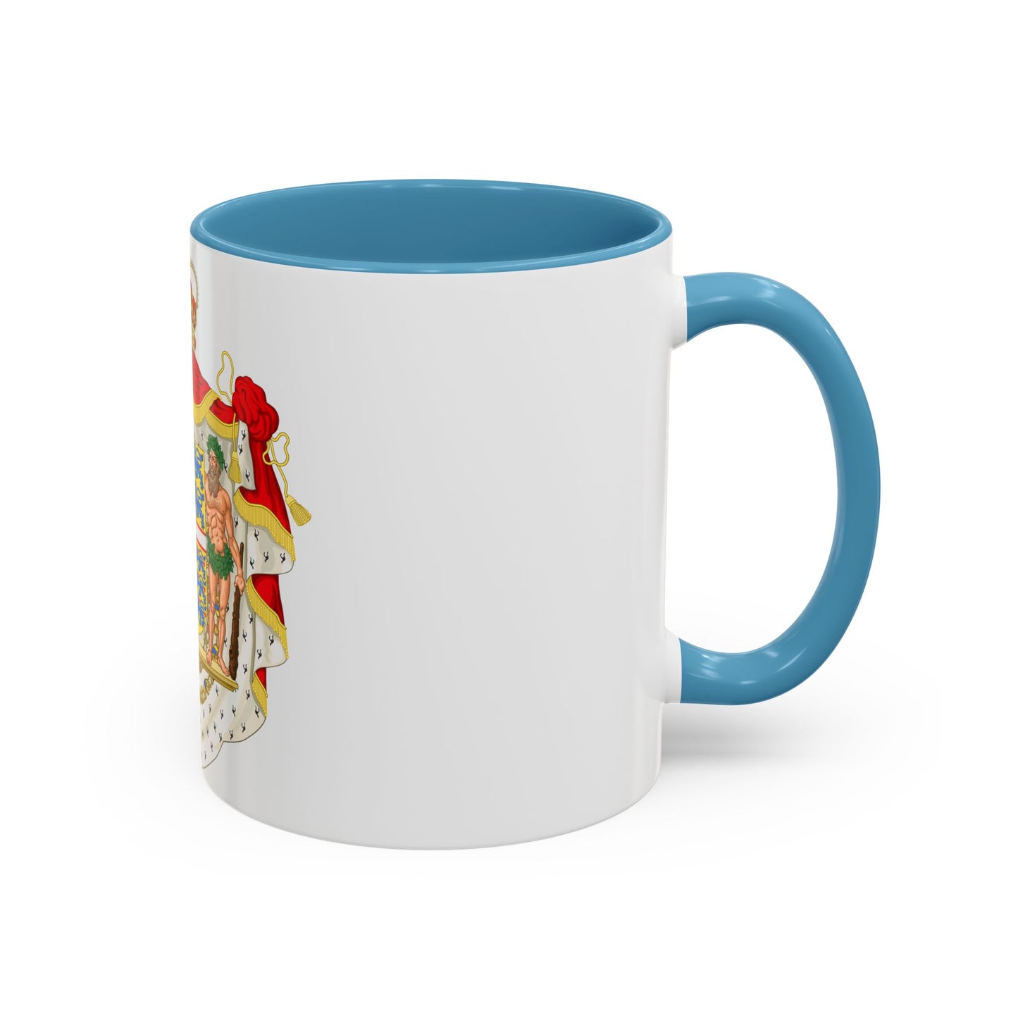 Coat of arms of Joachim, Prince of Denmark - Accent Coffee Mug