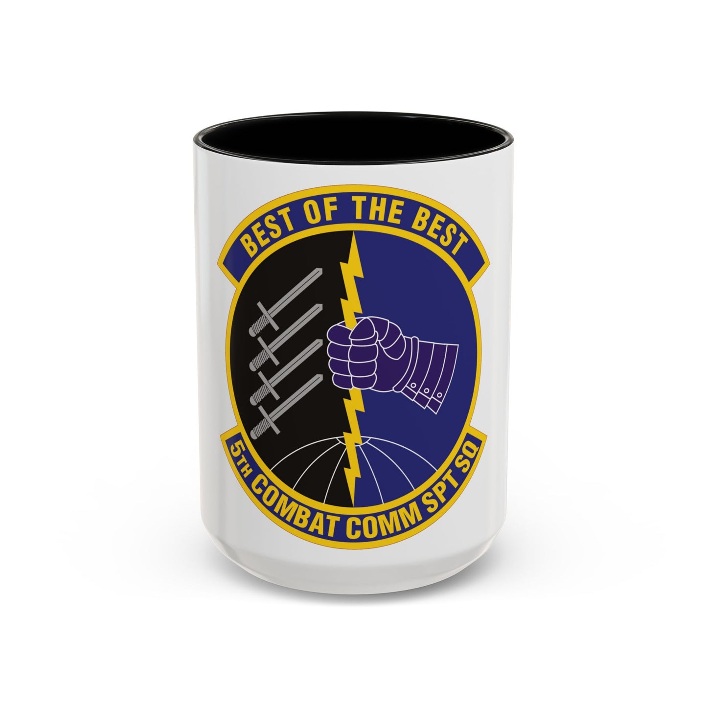 5 Combat Communications Support Squadron ACC (U.S. Air Force) Accent Coffee Mug
