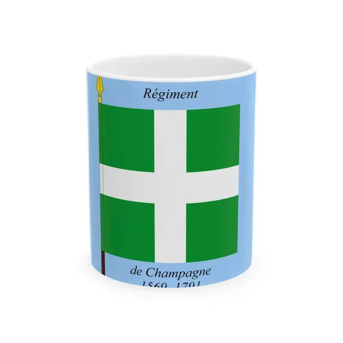 1569 Regiment de Champagne (France) White Coffee Mug 11oz - Go Mug Yourself