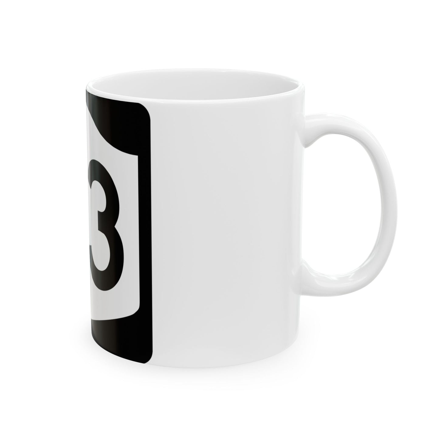 NY-83 (New York) (Road Sign) White Coffee Mug