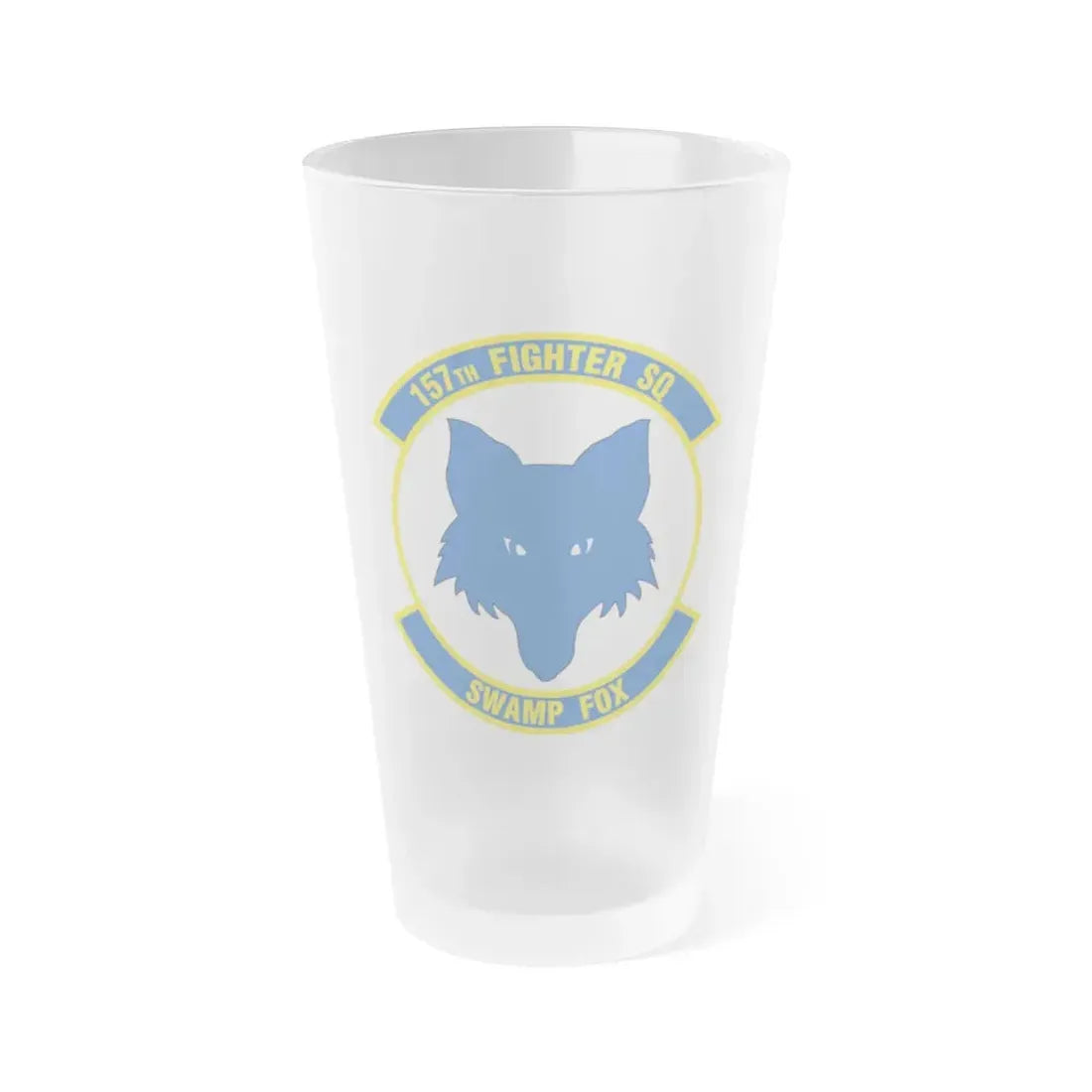 157 Fighter Squadron (U.S. Air Force) Frosted Pint Glass 16oz 16oz Frosted - Go Mug Yourself