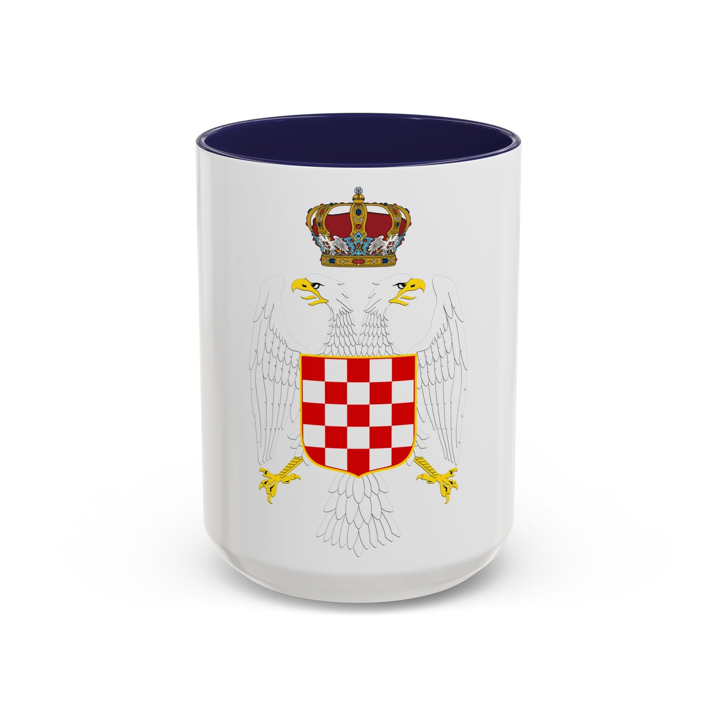 Greater coat of arms of the Banate of Croatia - Accent Coffee Mug