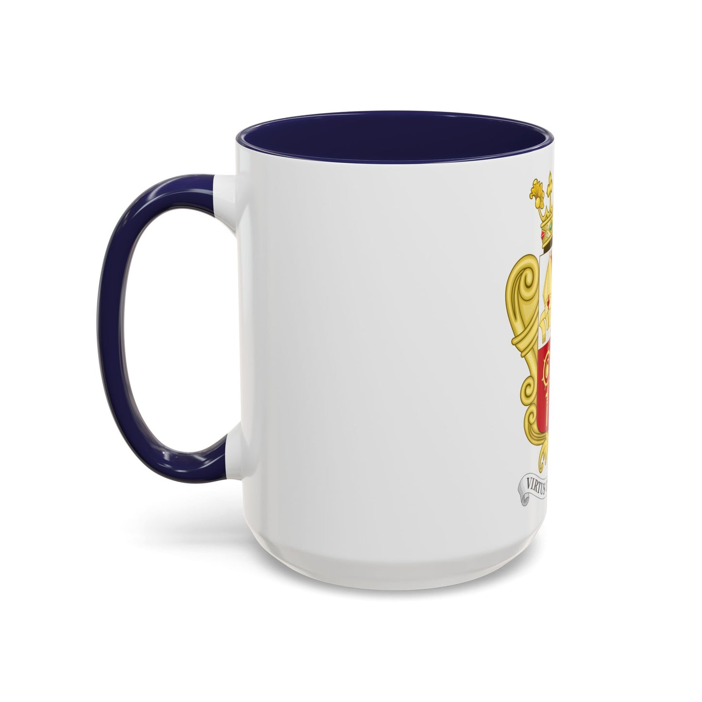 Historical Coat of Arms of French Prince of Andorra - Accent Coffee Mug