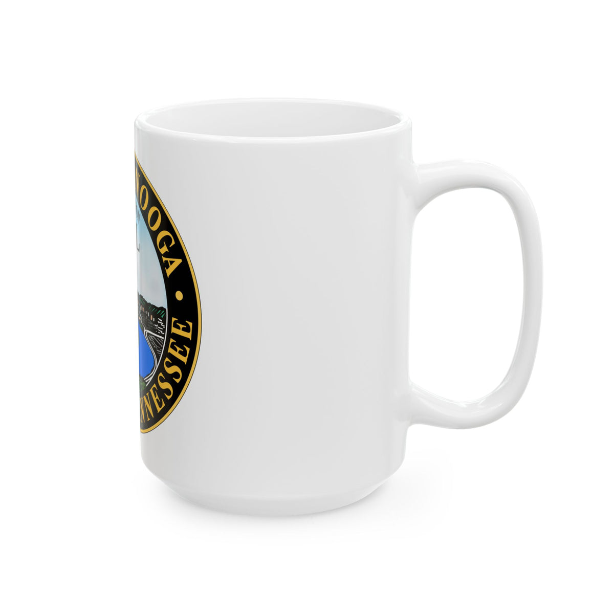 Seal of Chattanooga Tennessee - White Coffee Mug