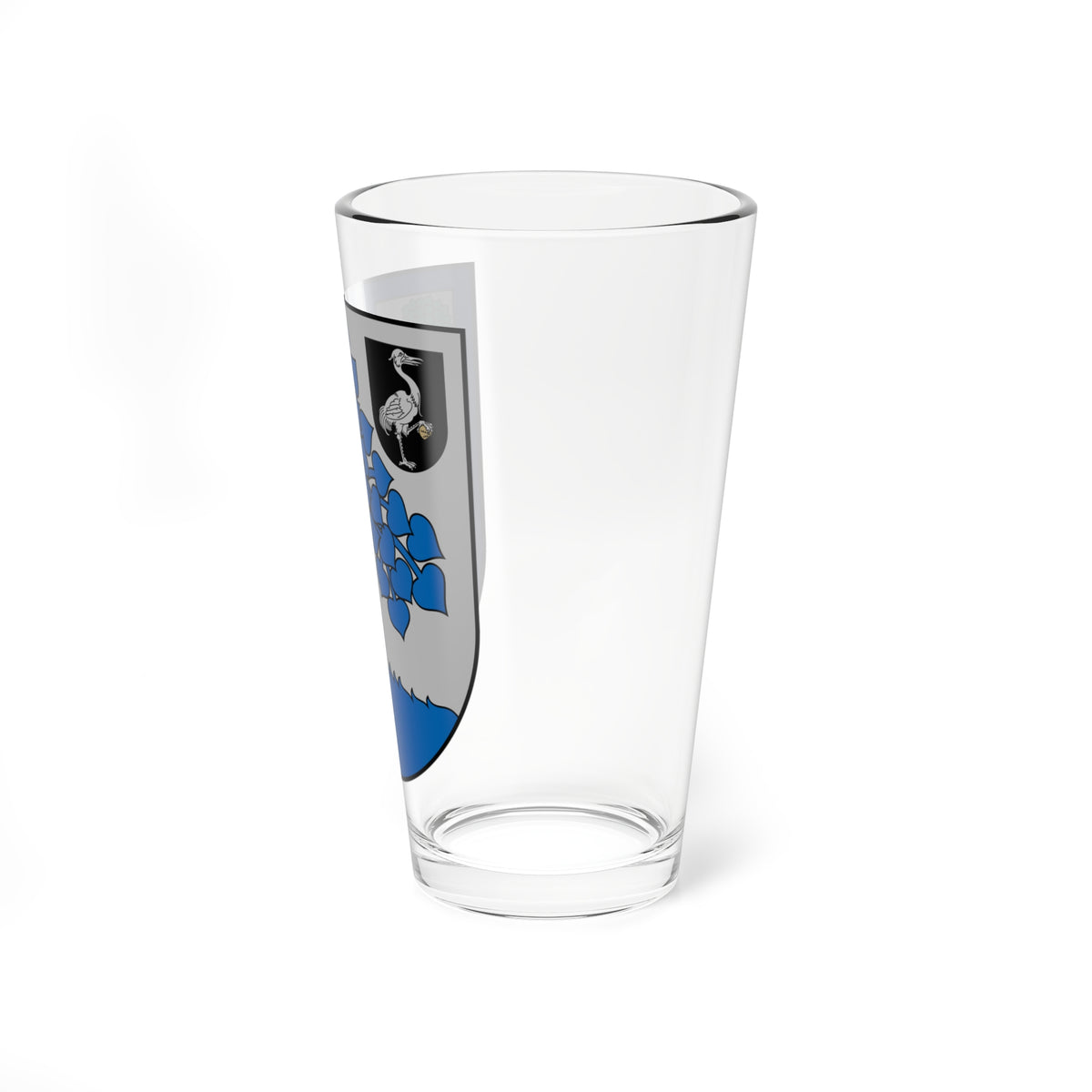 Liepājas apriņķa ģerbonis (Latvia) (Coat of Arms) Pint Glass 16oz