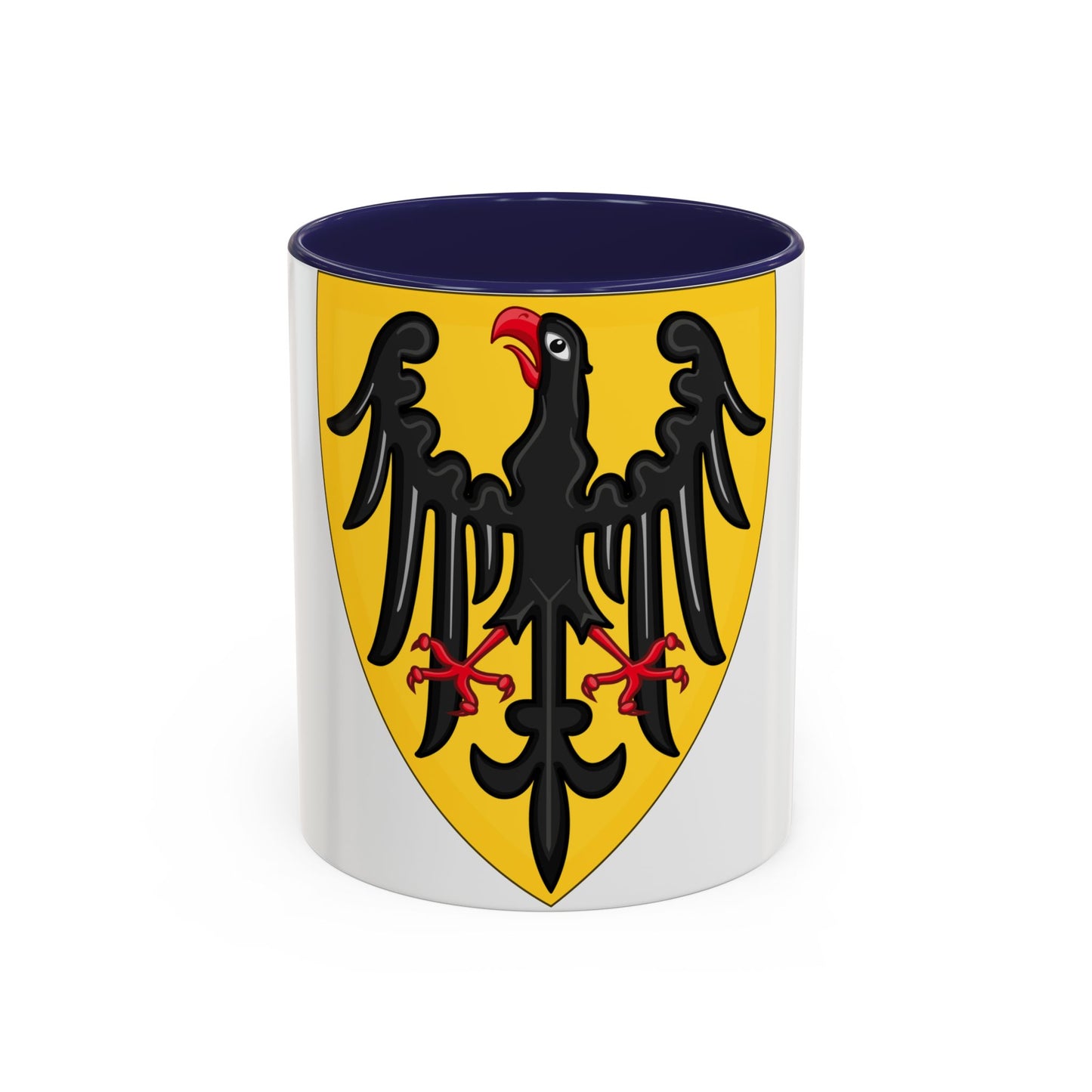 Shield and Coat of Arms of the Holy Roman Emperor (c.1200-c.1300) - Accent Coffee Mug