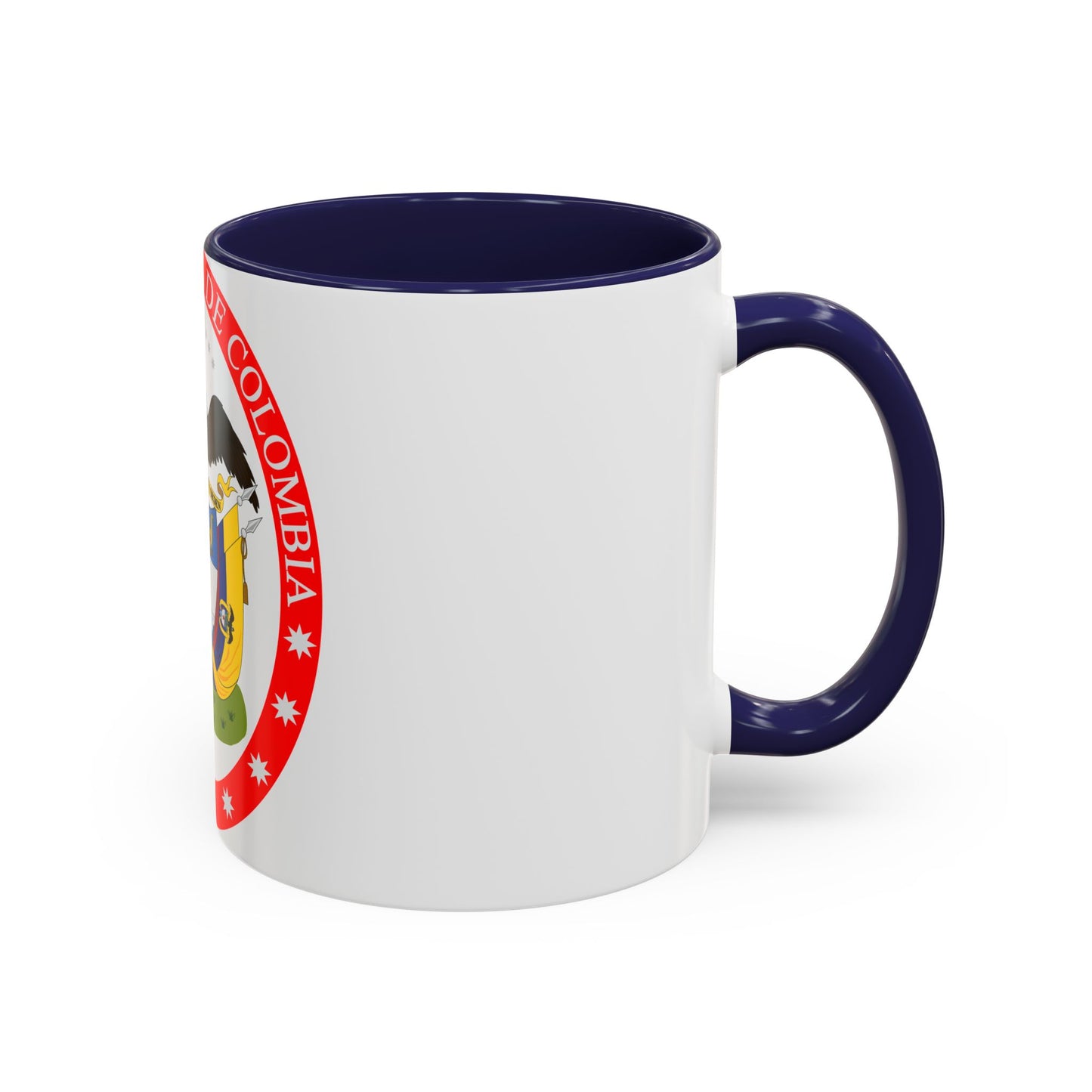 Coat of arms of the United States of Colombia - Accent Coffee Mug