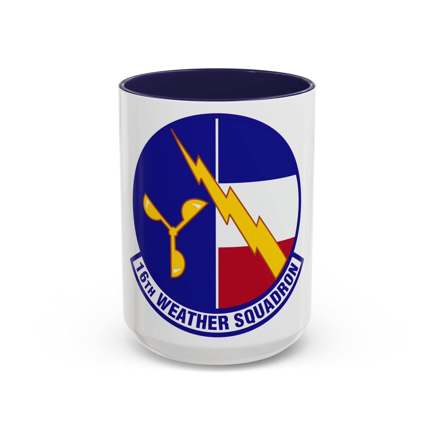 16 Weather Squadron AFWA (U.S. Air Force) Accent Coffee Mug