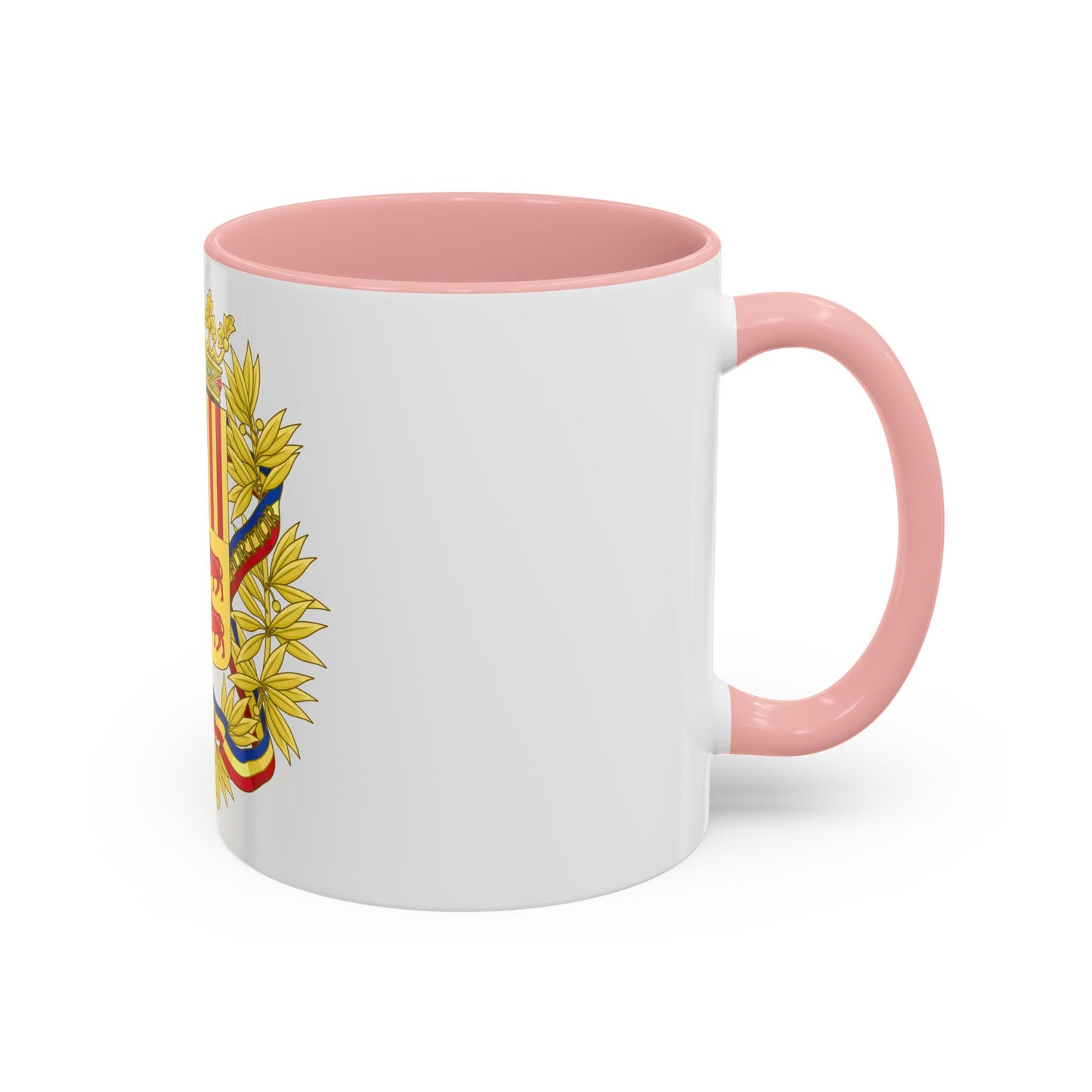 Coat of Arms of the high authorities of Andorra - Accent Coffee Mug