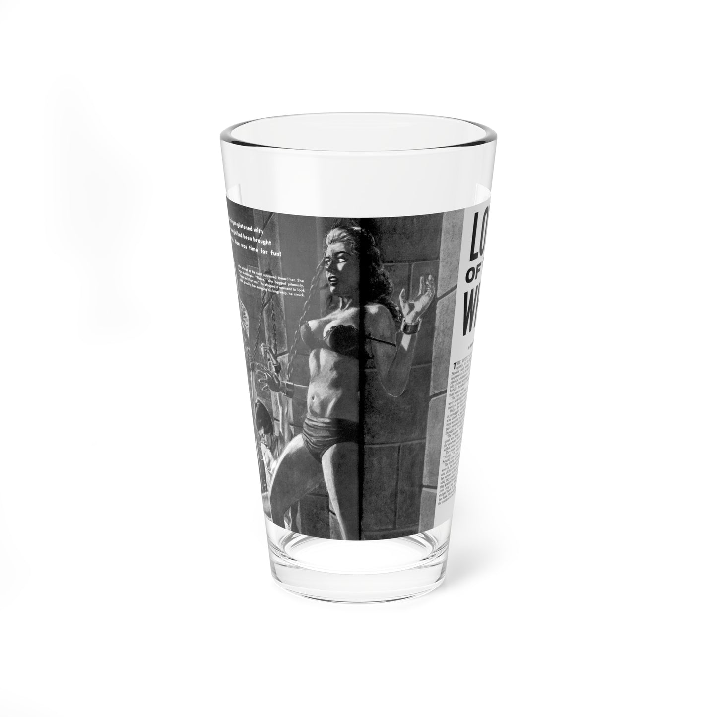 Lord Of The Whip, Man's Adventure, December 1964 - Pint Glass 16oz