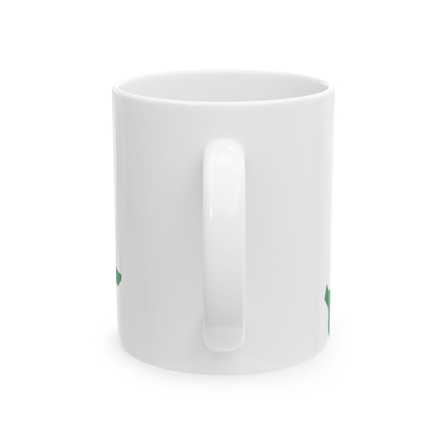 Kingdom of Hungary flag map (Hungary) White Coffee Mug